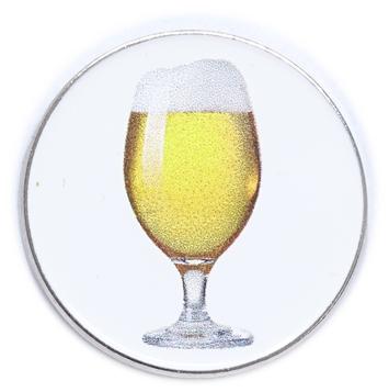 17580MARKER_MET_EIGEN_LOGO_GLAS_BIER