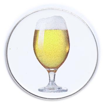 17580MARKER_MET_EIGEN_LOGO_GLAS_BIER