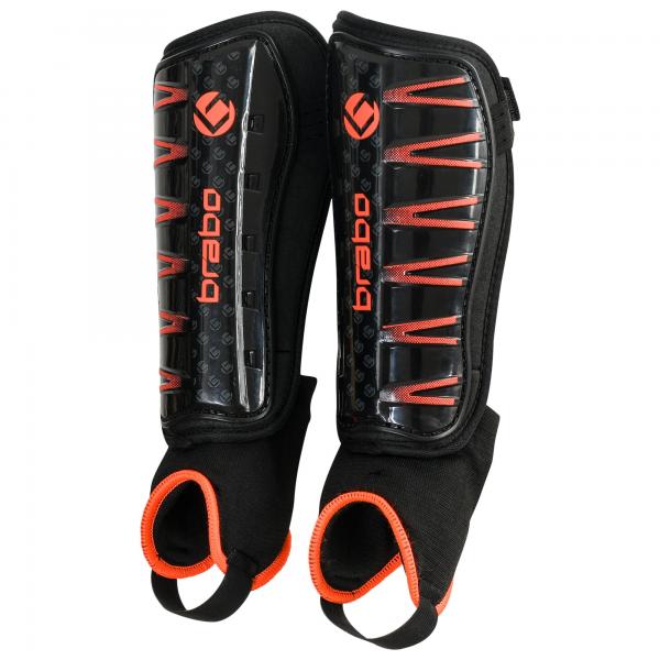 20529BRABO_SHINGUARD_F4_W_ANKLESOCK_BLACK_ORANGE